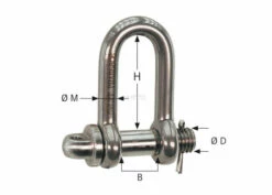 Manille Droite Inox Avec Goupille -LEWMAR Boutique image 2013 04 26 1