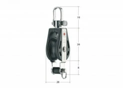 Poulie S Simple à émérillon Et Ringot / 8 Mm / à Billes