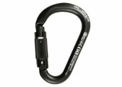 KONG Mousqueton Aluminium HMS AUTO BLOCK / Noir