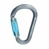 KONG Mousqueton Aluminium HMS AUTO BLOCK / Gris/blanc/bleu -LEWMAR Boutique kong hms auto block aluminium carabiner grey white mountain blue