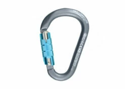 KONG Mousqueton Aluminium HMS TWIST LOCK / Gris/blanc/bleu